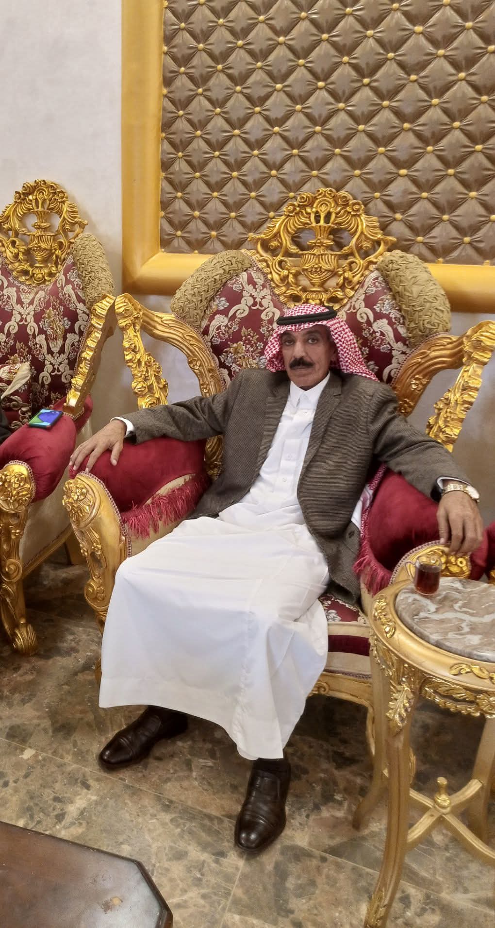 وفاة الشيخ خلف هليل الخلف العثمان ابو الرائد.