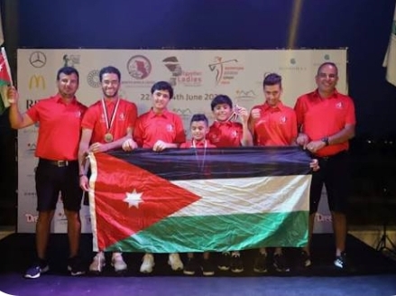 فضية وبرونزية للمنتخب الأردني للجولف في بطولة مصر الدولية