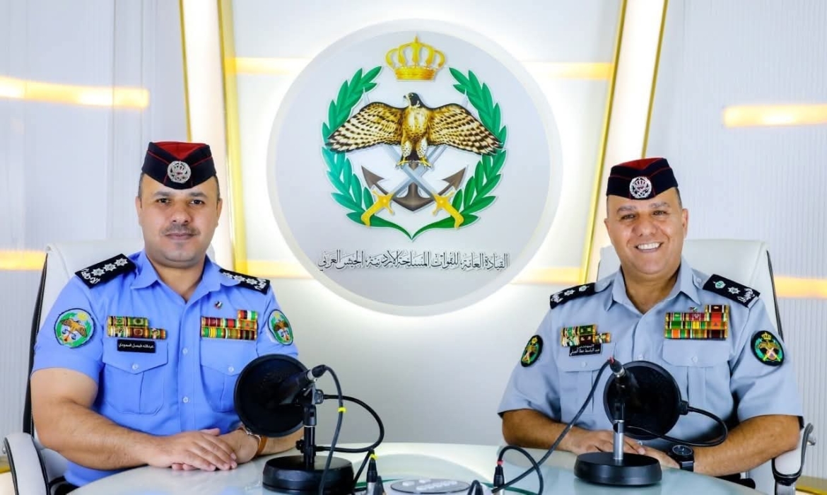 إذاعة الجيش العربي تستضيف  المقدم المهندس عبد الباسط الجبلي للحديث عن مبادرة شتاء آمن