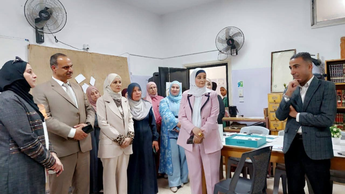 السواريس تتابع فعاليات اليوم الطبي لفحص النّظر في مدرسة المعمورة الأساسية للبنات