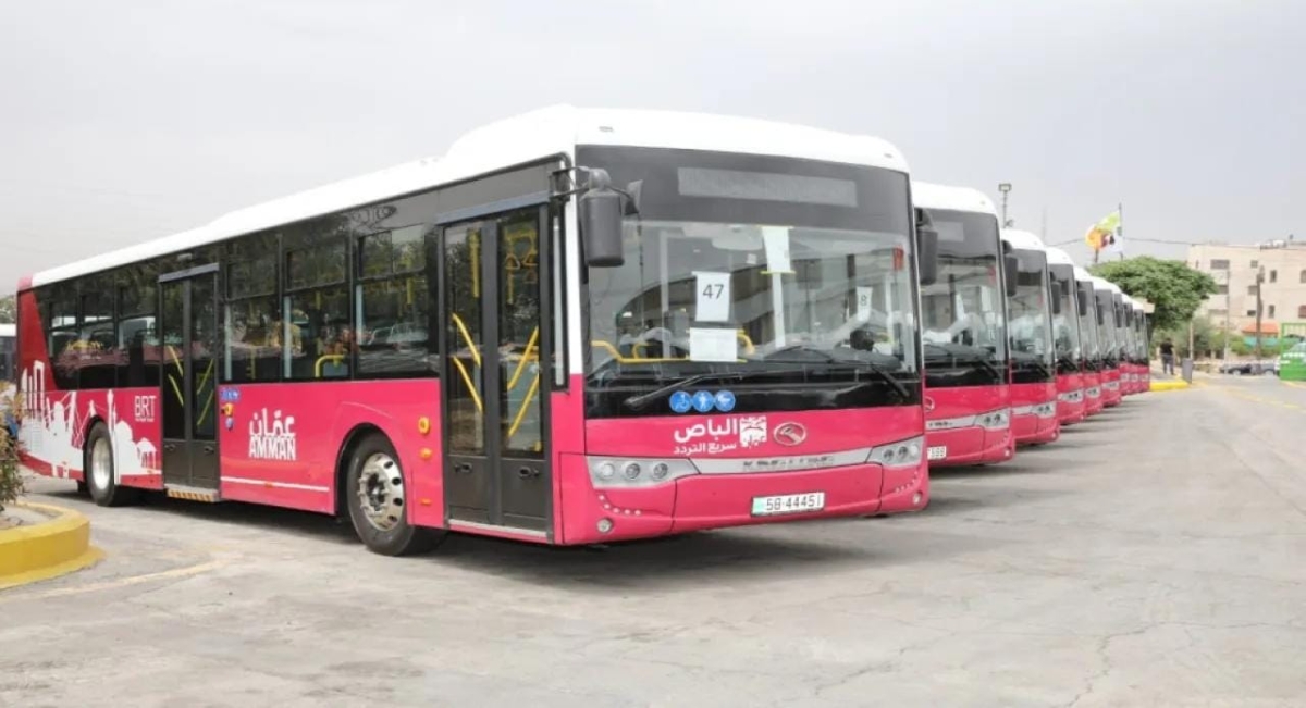 إطلاق الخط الثامن للباص السريع في عمان