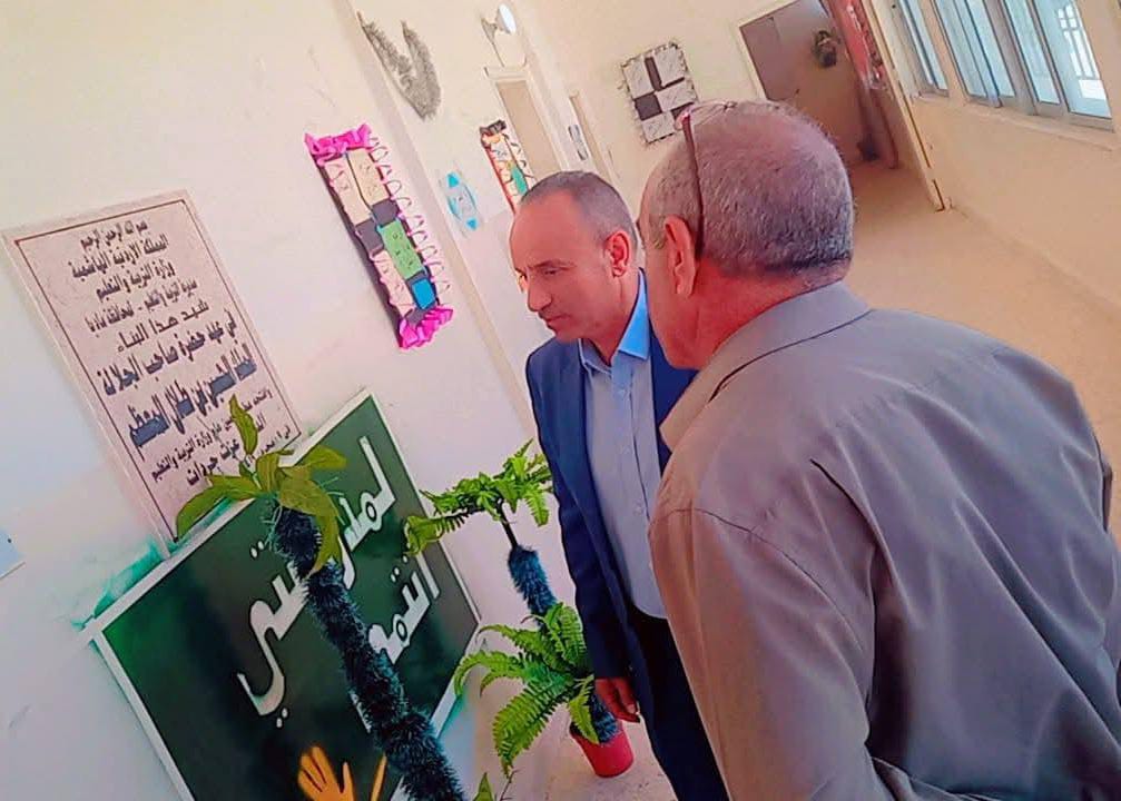 العقيل يتابع مدارس غرب ذيبان.