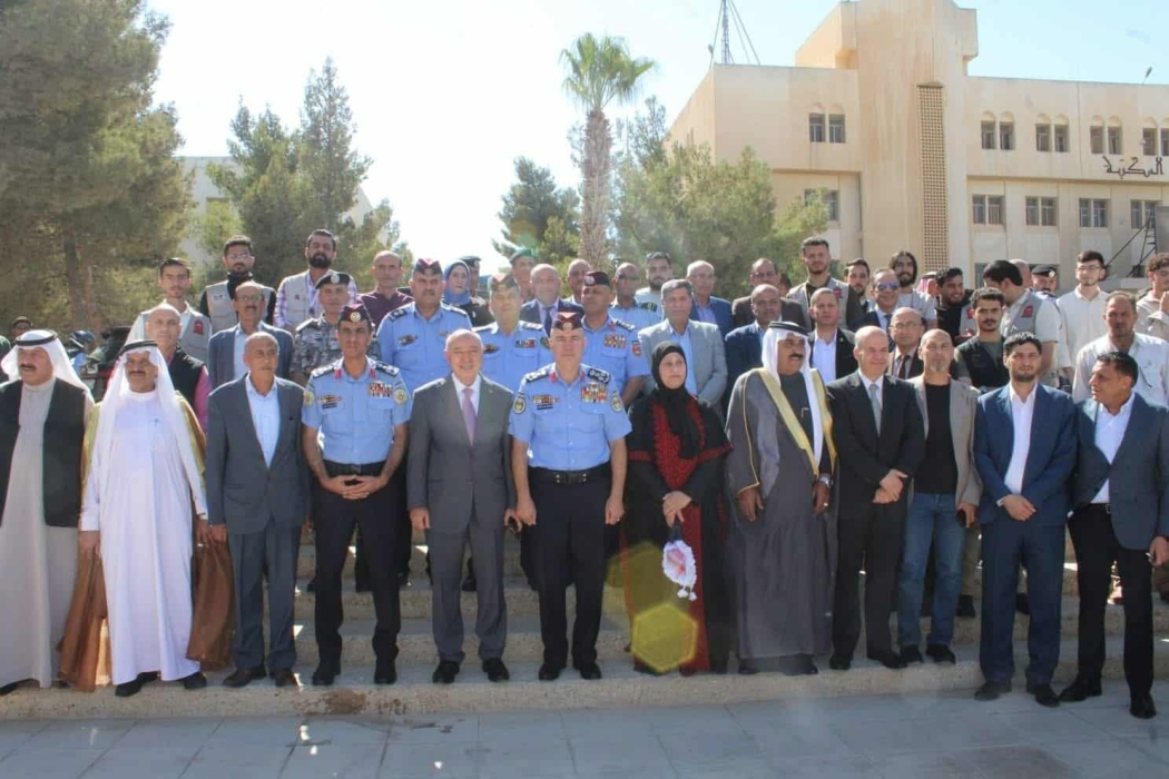 يوم توعوي في جامعة مؤتة ضمن حملة شتاء آمن ...صور