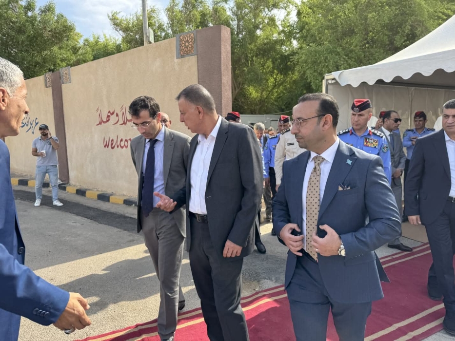 وزير الداخلية يفتتح غرفة عمليات الإدارة الحدودية المتكاملة في معبر وادي عربة