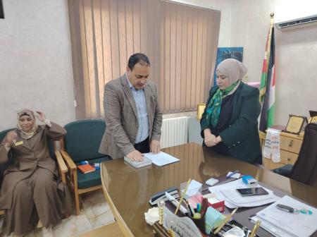 الشطناوي تجتمع بقسم الامتحانات لتأدية القسم استعدادًا للدورة التكميلية