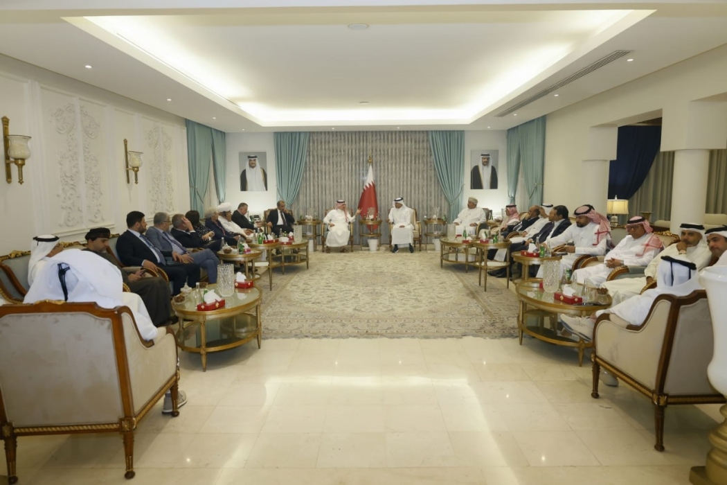 السفير القطري آل ثاني يولم لسفراء الخليج والعرب على شرف سفير السعودية الجديد في الأردن آل سعود