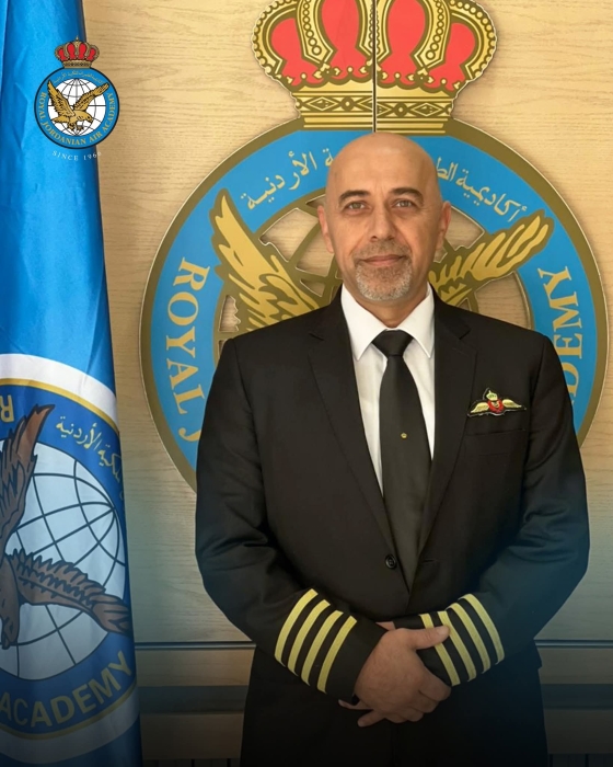 الأكاديمية الملكية الأردنية للطيران تعين الكابتن أيدم الترك رئيسًا لمدربي التدريب النظري