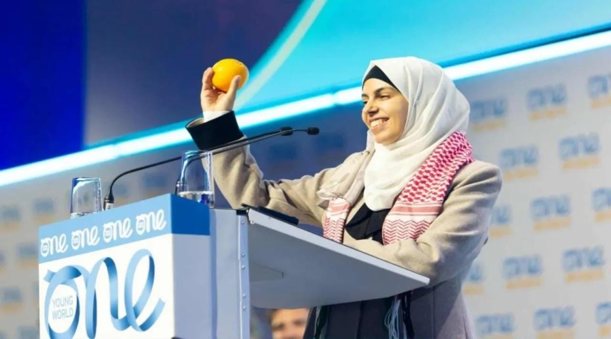 أردنية تمثل الأردن في قمة (عالم واحد شاب) في ميونخ