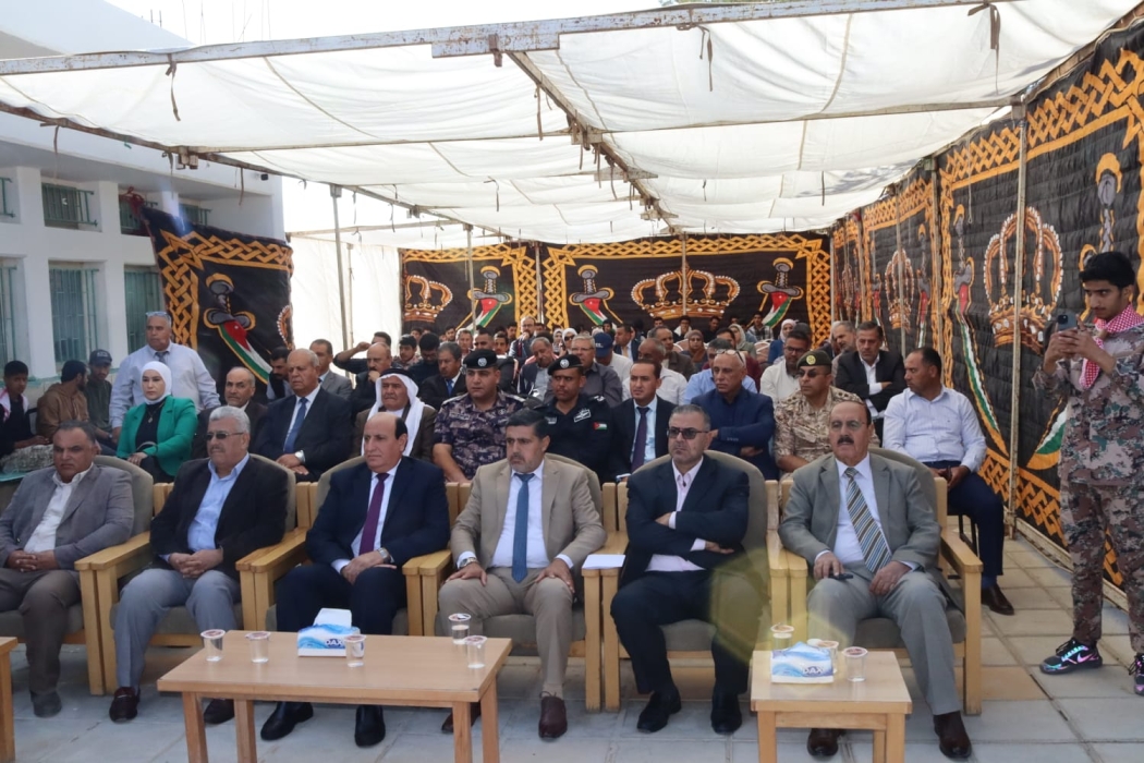 الرواضية يشارك بفعاليات اليوم الثقافي في مدرسة الشوبك الزراعية للبنين