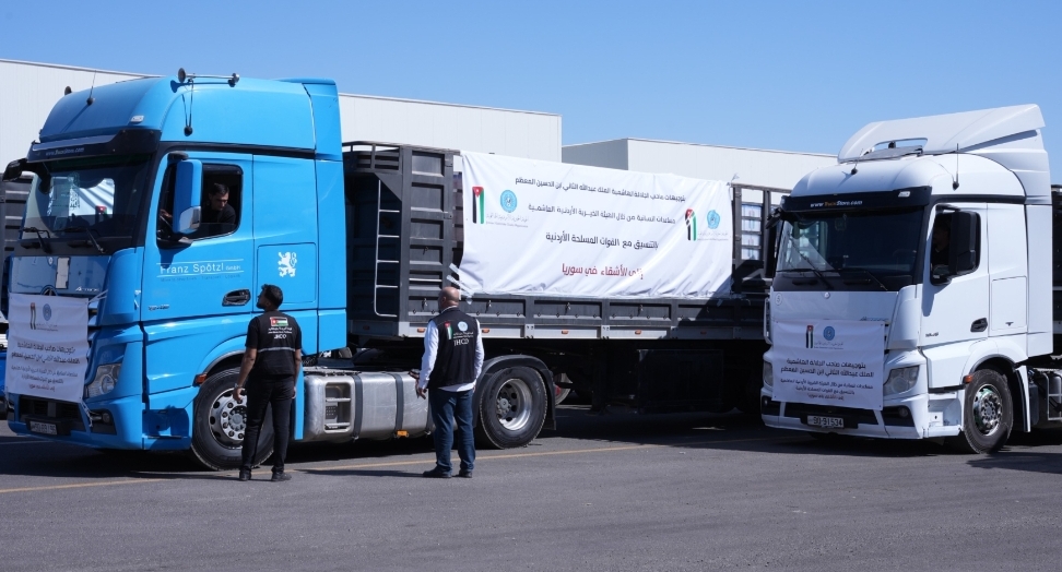 الأردن يسيّر قافلة جديدة للأشقاء في سوريا