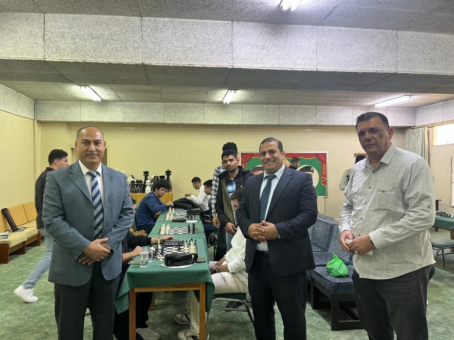 شؤون الطلبة في جامعة اليرموك  تقيم بطولة الجامعة المفتوحة السنوية للشطرنج