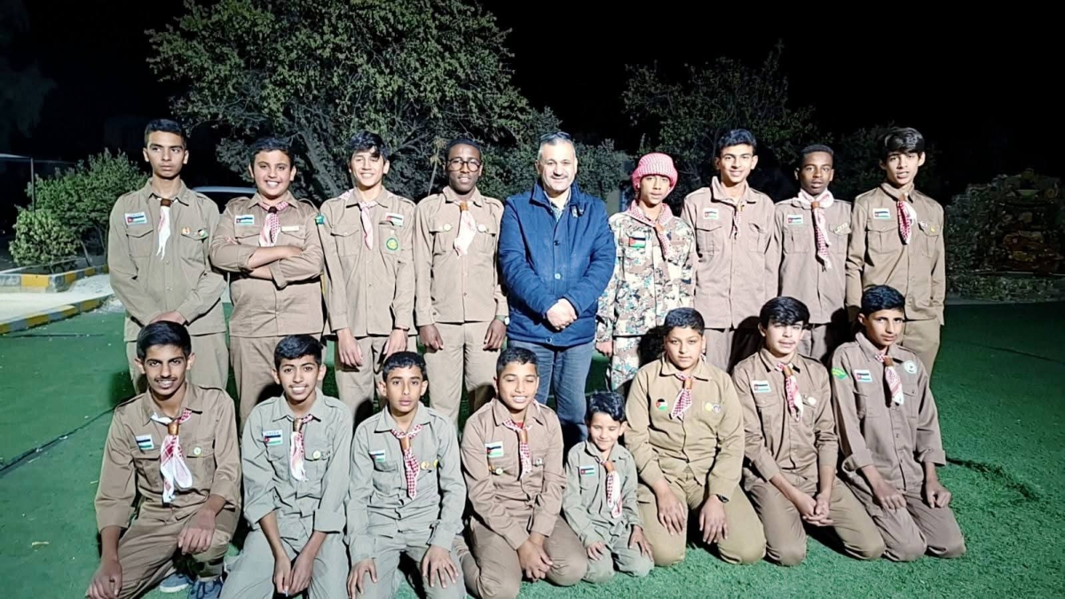 الجريري في زيارة تفقدية لطلبة كشافة الجيزة في المخيم الكشفي العريش .