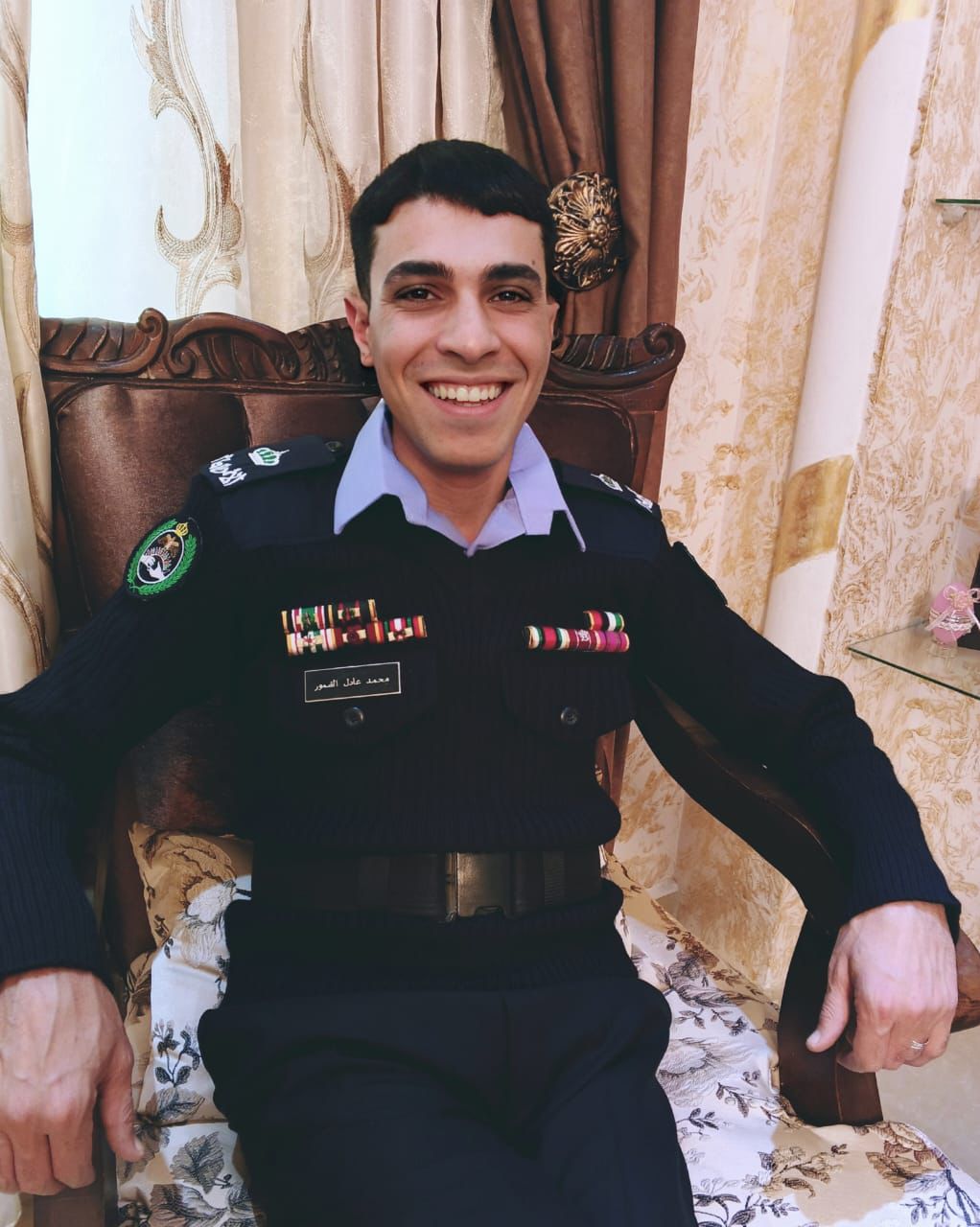 ترفيع محمد الضمور إلى رتبة رائد