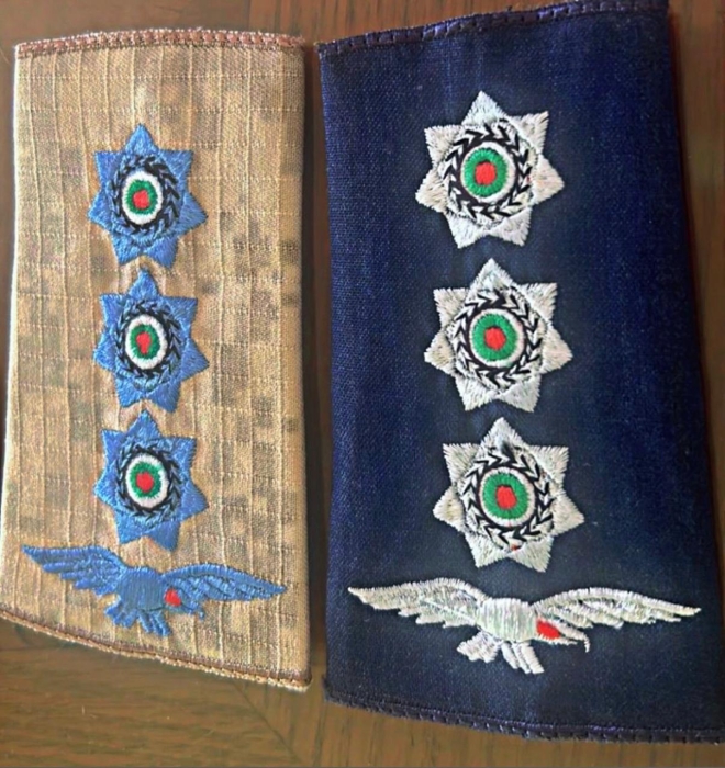 الباشا فياض زعل ارحيل يهنئ نجله صخر بترفيعه إلى رتبة نقيب