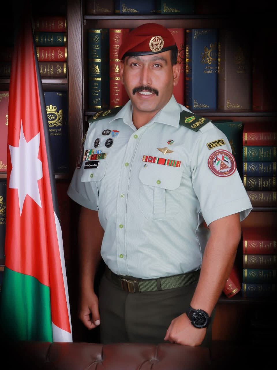 ترفيع عبدالله جبر اللوانسة إلى رتبة رائد