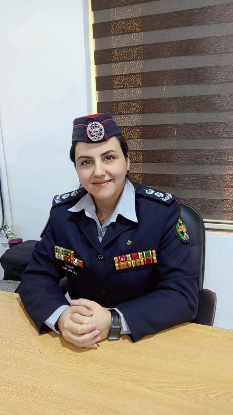 ترفيع زينا عادل هلسة إلى رتبة مقدم