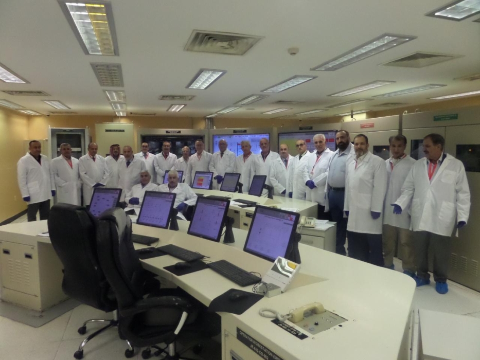  جمعية المهندسين المتقاعدين العسكرين تزور المفاعل النووي الأردني للبحوث والتدريب.