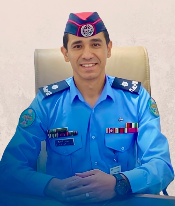 تهنئة من عدي الدميري للملازم ثان إبراهيم عبد الزيدانين