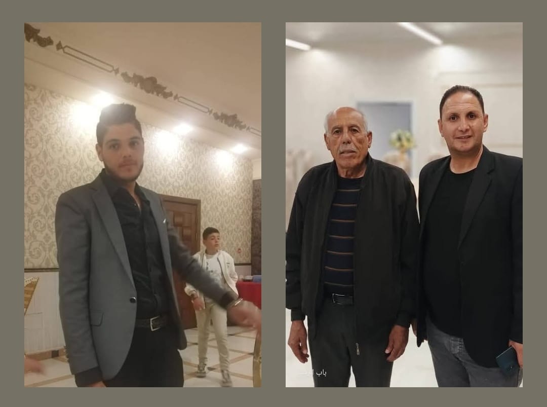 علاء عبيدات يهنئ نسيبه أحمد فايز أبو حماد بخطوبة نجله محمد