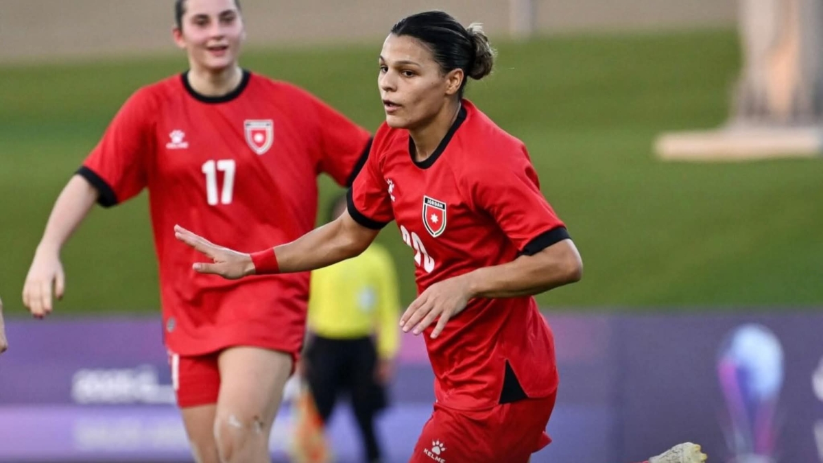 منتخب سيدات القدم يفوز على نظيره الفلسطيني ببطولة غرب آسيا