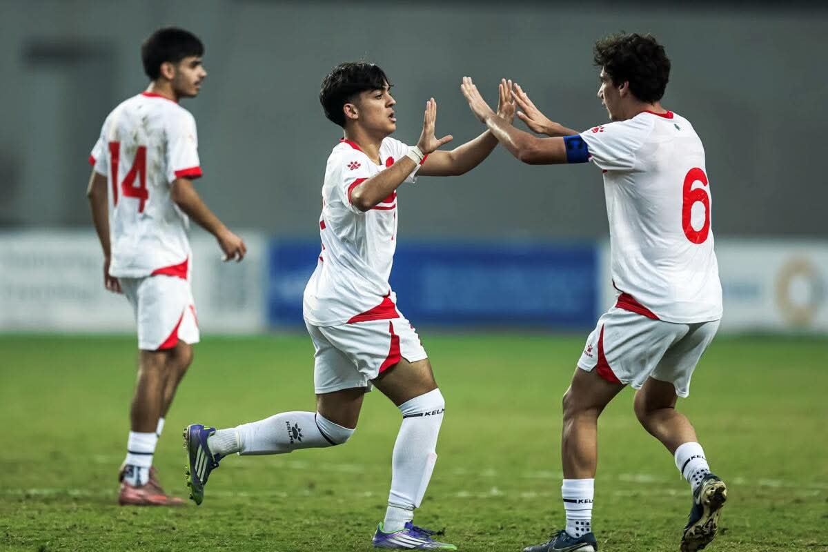 تصفيات كأس آسيا تحت 17 عاماً: لبنان ينتصر على الهند بثنائية