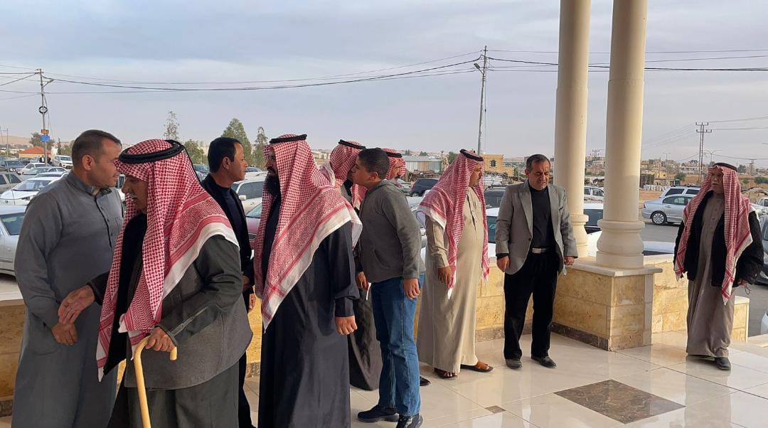 عشائر الجبور تشيّع جثمانه الحاجة كمايل محمد العلوان في النقيرة