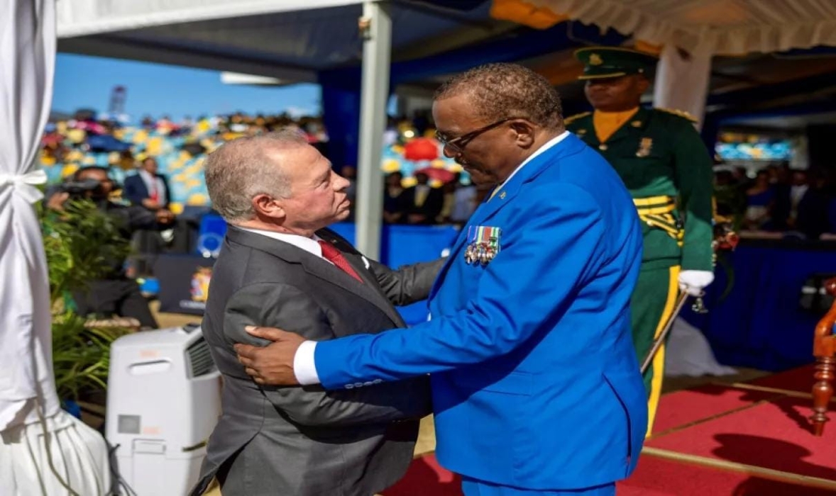 الملك يحضر حفل تنصيب رئيس جمهورية باربادوس