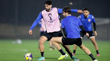 النشامى يجري تدريبه الاخير لمواجهة الإمارات في كأس العرب