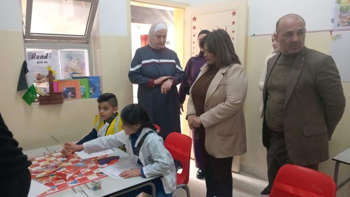 العجارمة ترعى مبادرة اقرأ وارسم بالألوان