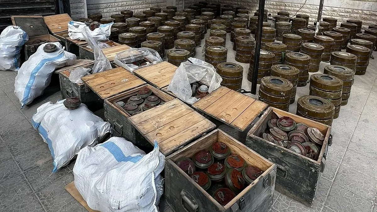 الأمن السوري يحبط تهريب 1250 لغمًا إلى حزب الله عبر ريف دمشق