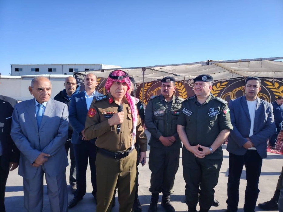 تمرين أمني وهمي في البادية الوسطى بحضور العميد الدعجة ...صور