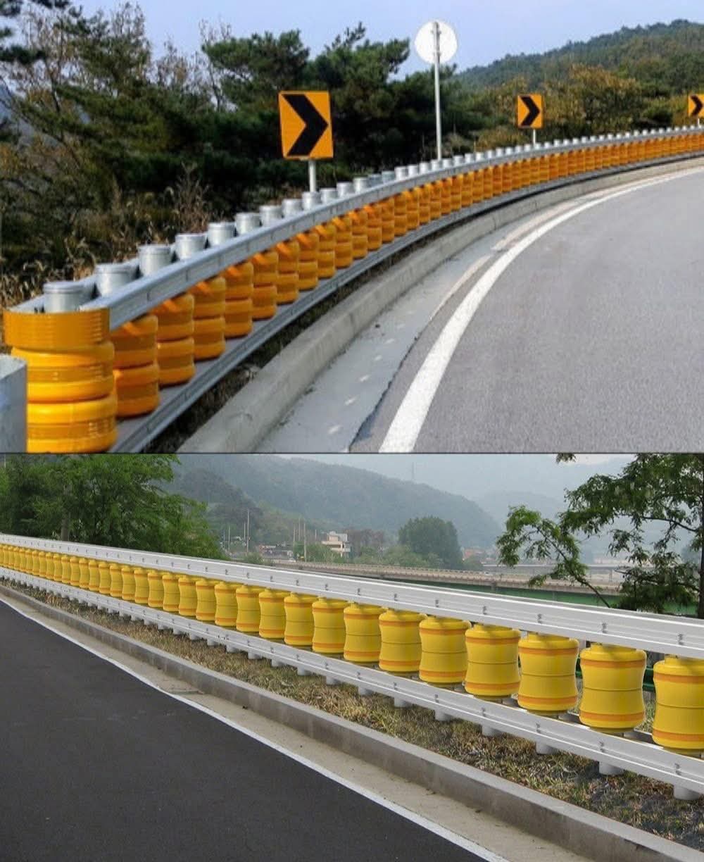 تركيب حواجز سلامة دوّارة للحد من حوادث الطرق في المناطق الخطرة