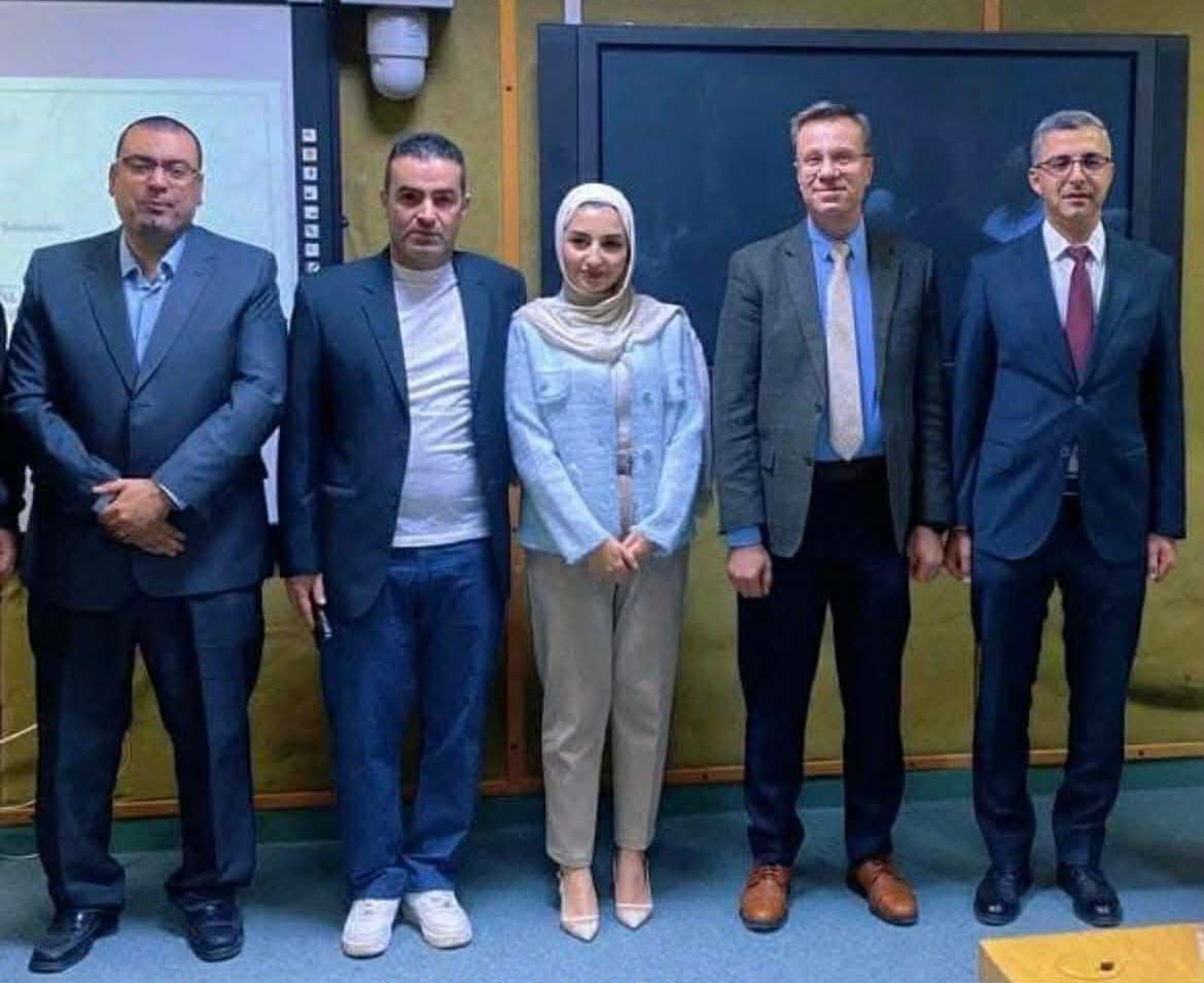الجبور تهنئ ديمة الشرمان بشهادة الماجستير من جامعة اليرموك