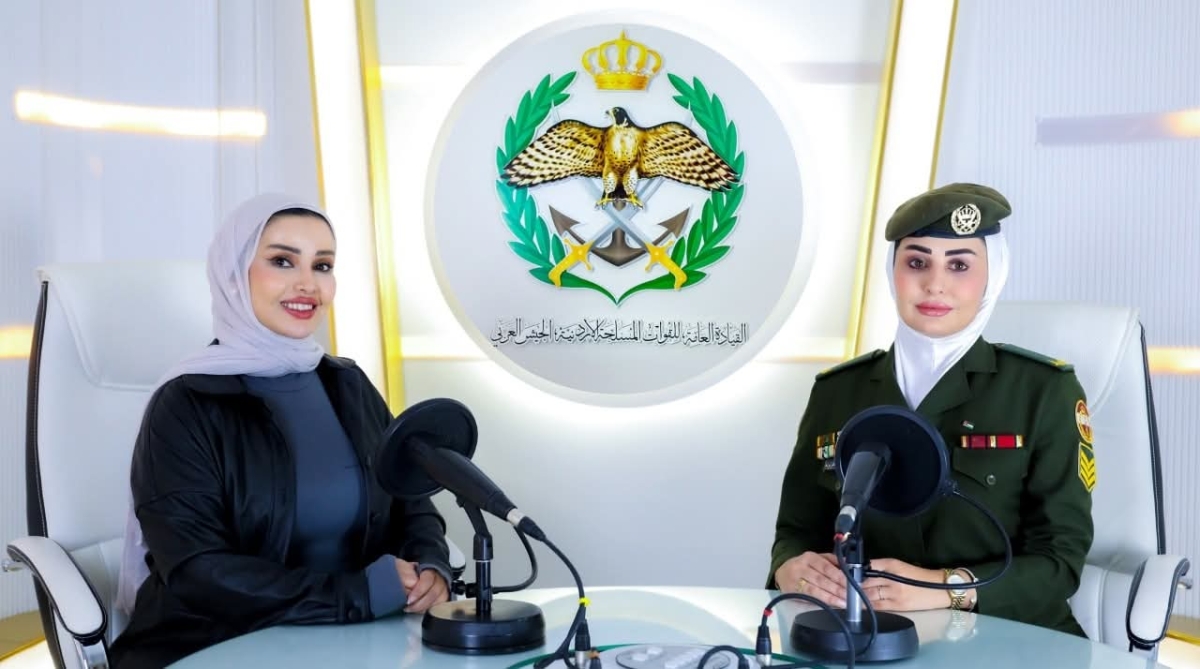 إذاعة الجيش العربي تستضيف الرقيب حلا الطراونة