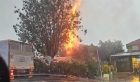 حريق مروع يربك جنوب الكيان الصهيوني ويصيب 19 شخصا في مبنى سكني بعسقلان