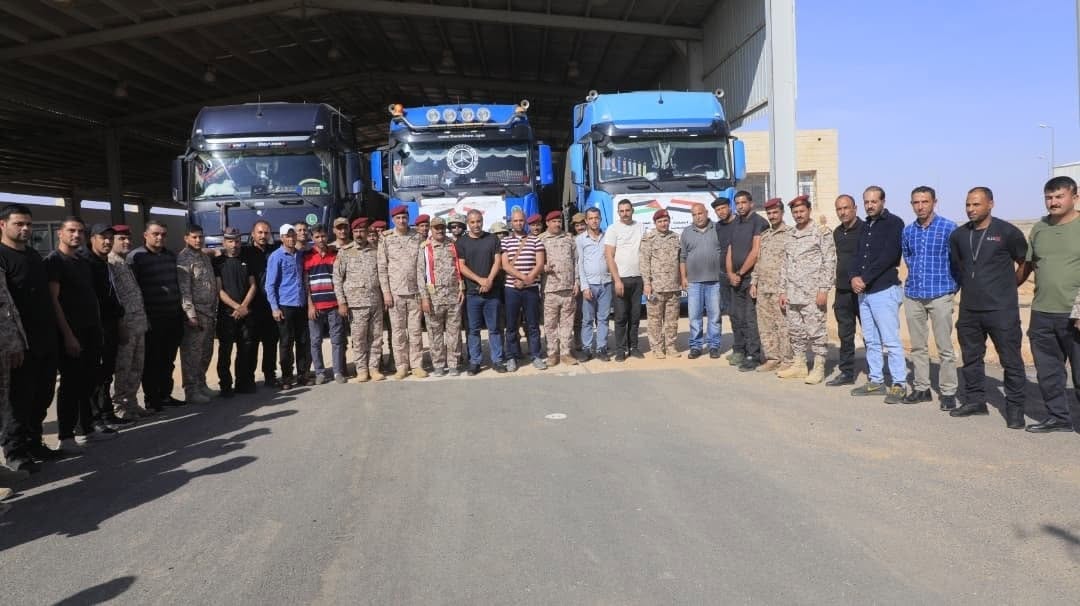 وصول قافلة المساعدات الأردنية إلى الجمهورية اليمنية...صور