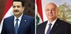 الرئيس اللبناني ورئيس الوزراء العراقي يبحثان هاتفيا تعزيز العلاقات الثنائية