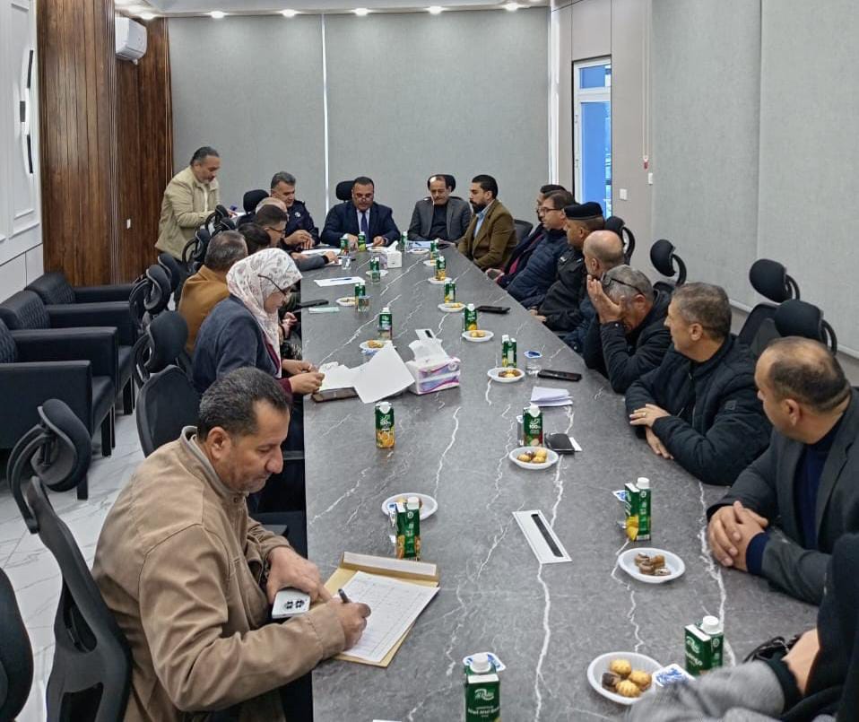 متصرف المزار الجنوبي يستعرض إنجازات 2025 ويؤكد جاهزية الدوائر الحكومية للعام الجديد