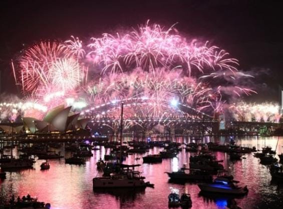 دول العالم تبدأ باستقبال عام 2026 صور