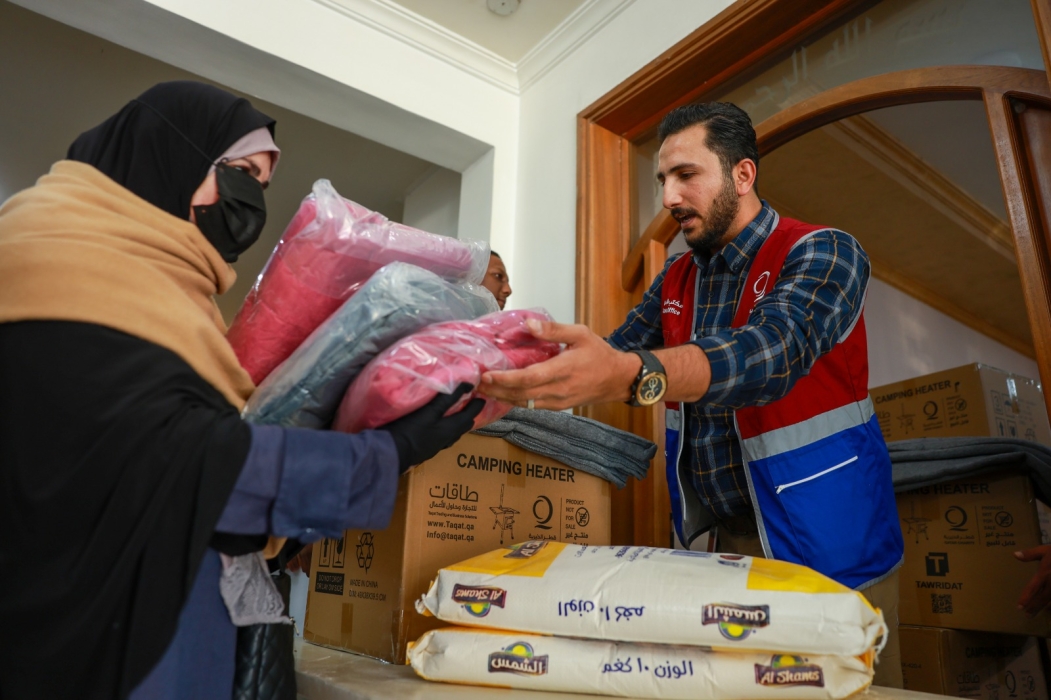 قطر الخيرية تطلق حملة الشتاء 2026 في الأردن