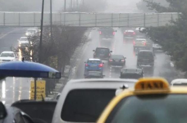 تطورات المنخفض الجوي وحالة الطقس الاحد