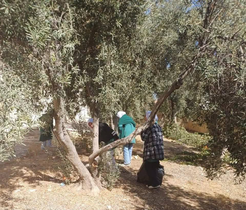 مركز شابات مؤاب ينظم حملة نظافة