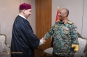 رئيس مجلس السيادة يلتقي سفير ليبيا لدى السودان
