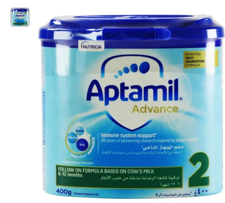 الأردن.. سحب احترازي لبعض تشغيلات حليب الأطفال Aptamil advance 2