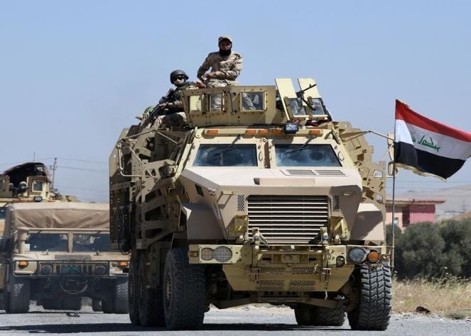 الجيش العراقي يعلن العثور على منصة صواريخ في صلاح الدين وسقوط صاروخ بالبصرة