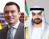 الرئيسان الإماراتي والإكوادوري يؤكدان ضرورة الوقف الفوري للعمليات العسكرية