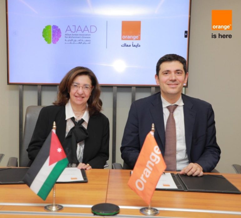 Orange Jordan Signs Agreement to support AlOun Jordan Association for Alzheimers Disease