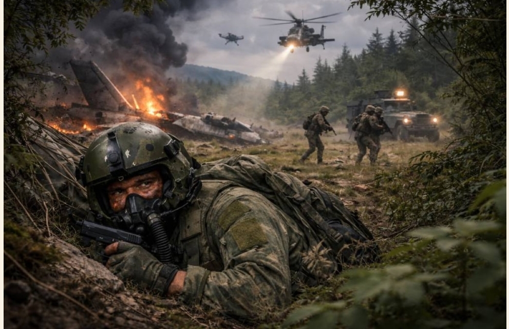 ماذا يحدث عندما يسقط الطيار خلف خطوط العدو؟