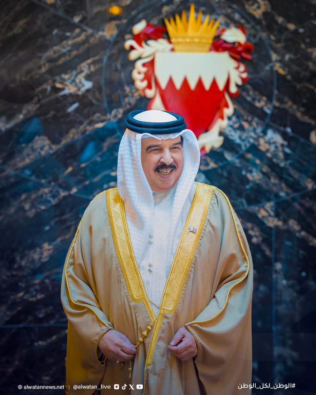 الملك حمد بن عيسى آل خليفة يؤكد دعم القطاع الخاص وتعويض المتضررين من الاعتداءات على البحرين