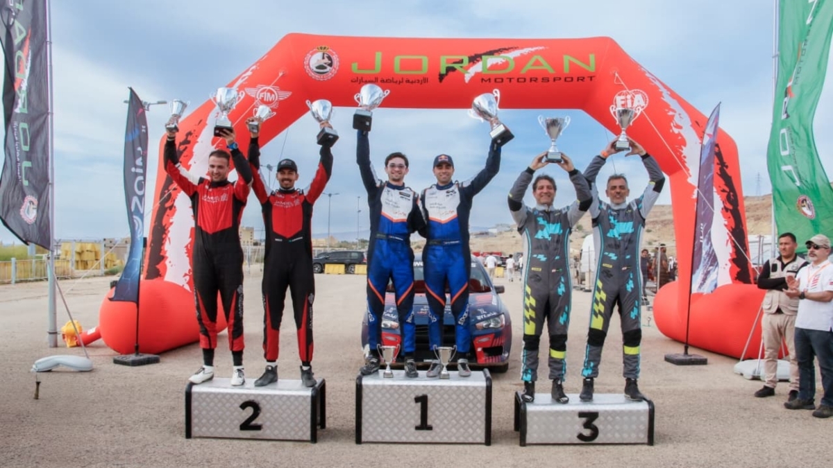 جويحان أولا وباخشب ثانيا وأبو حمدان ثالثا في الجولة الأولى من بطولة الأردن للراليات